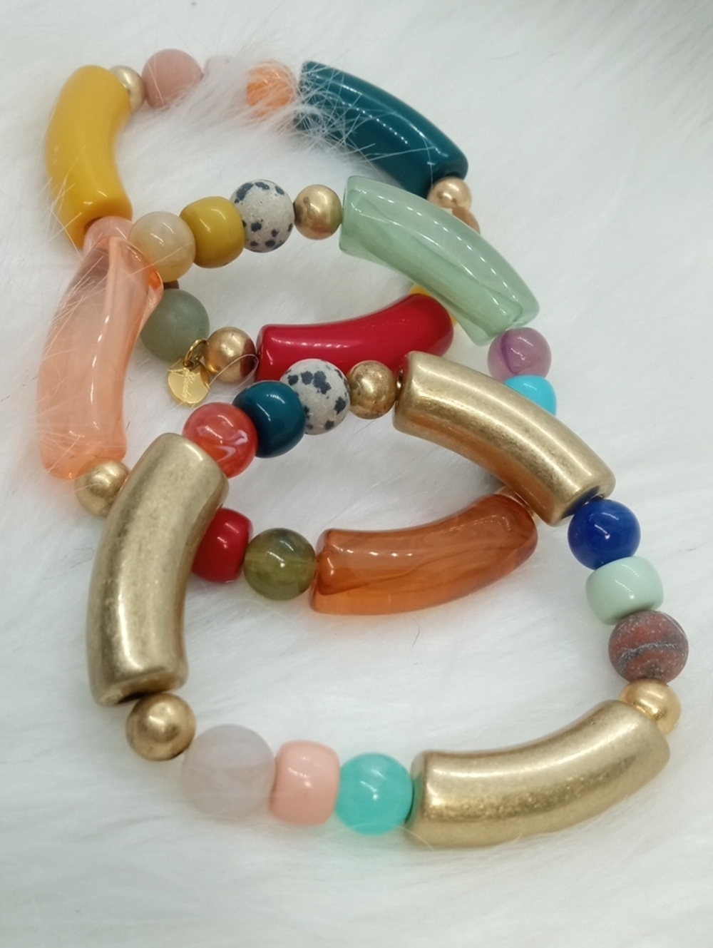 CHUNKY ACRYLIC BRACELET BUNDLE